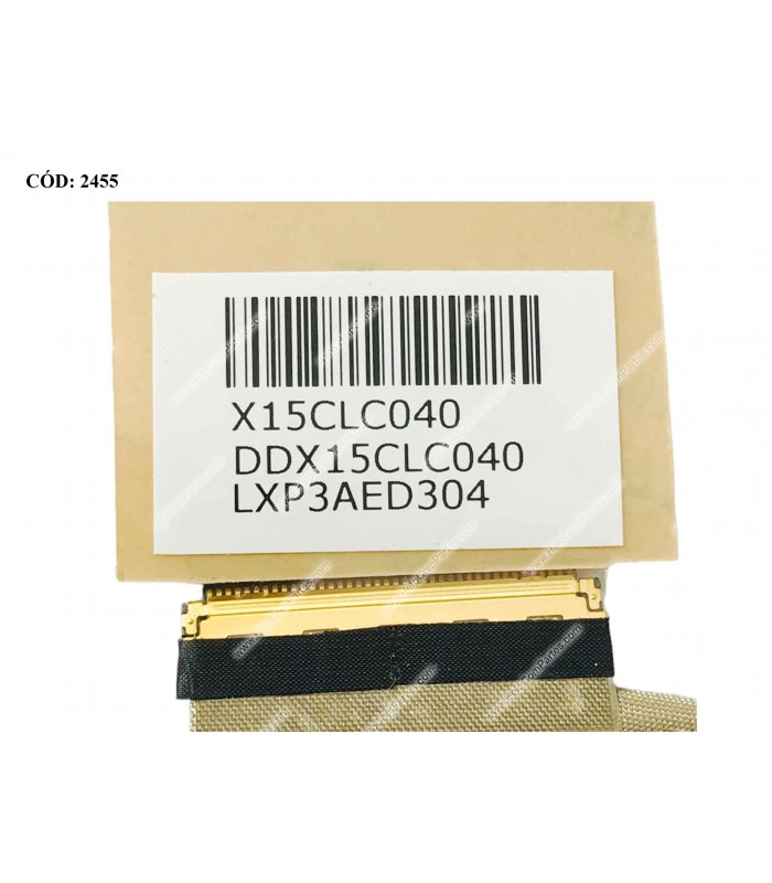 FLEX LCD HP PAV 15-AB 15T-AK 15T-AB 15Z-AB SERIES 40PIN (TOUCH) DDX15CLC040 809342-001 ORIG.