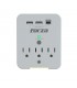 TOMACORRIENTE FORZA FWT-331USBC 490J/1875W BLACK 120V 50/60Hz, 15A, 3NEMA 5-15P, 2XUSB-A, 1XUSB-C 3.1