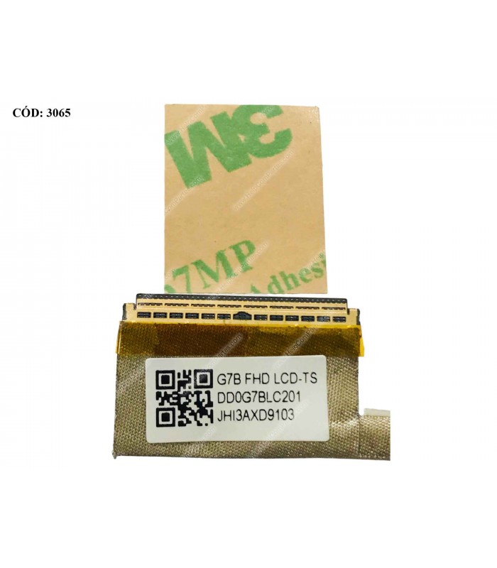 FLEX LCD HP PAVILION 15CS 15-CW 15T-CS 15Z-CW 15-CU SERIES 40PIN DD0G7BLC201 G7B L23905-001 ORIG.