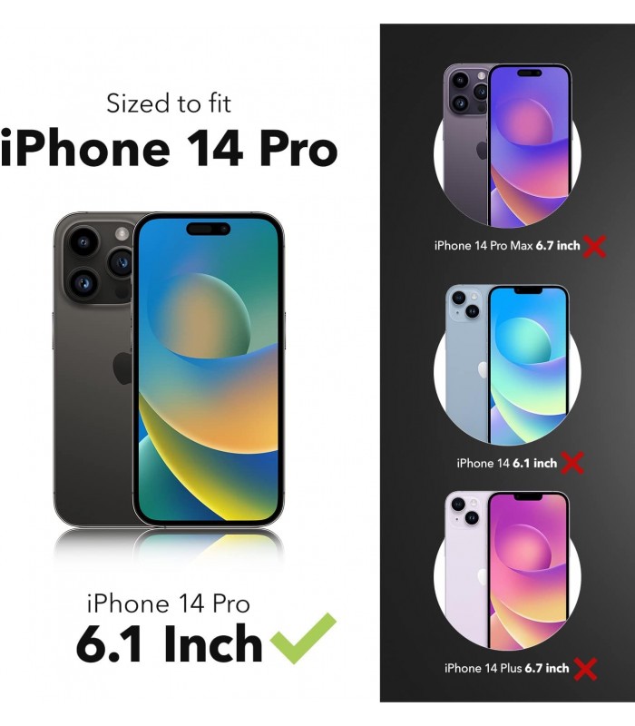 CASE ZAGG GEAR4 RIO / IPHONE 14 PRO / 6.1"/ 5G / RESISTENTE 4m CAIDA /702010115 / NEGRO