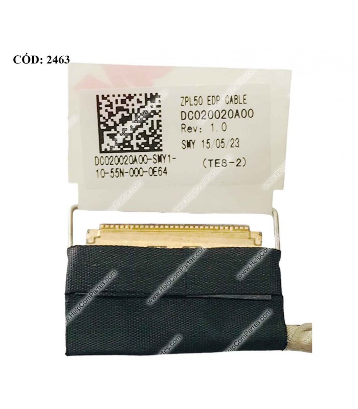 FLEX LCD HP PROBOOK 450 455 450G2 455G2 SERIES 30PIN ZPL50 768127-001 DC020020A00 ORIG.