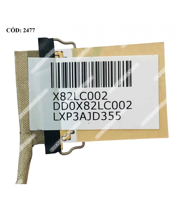 FLEX LCD HP ProBook 440 430 450 470 G4 SERIES 30PIN DD0X82LC002 905696-001 (NO TOUCH) ORIG.