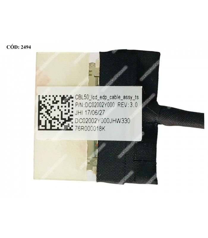 FLEX LCD HP Pavilion 15-BS 15-BW 15T-BS 15T-BR 15Z-BW 15T-BW 250 255 G6  SERIES DC02002Y000 924932-001 40PIN TS ORIG.