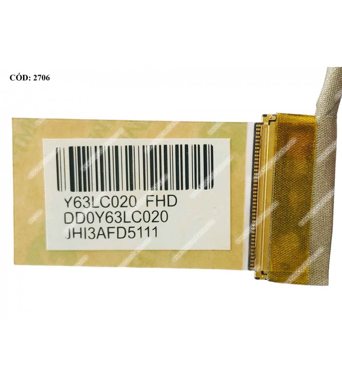 FLEX LCD HP Envy X360 15-U000 15-U100 15-U200 15T-U100 15T-U200 SERIES 774594-001 40PIN ORIG.