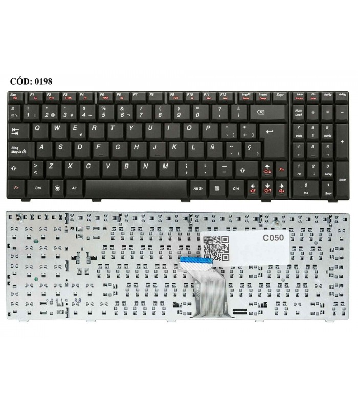TECLADO LENOVO 3000 Series G560 G565 G560A G565A 15.6" V.3 25011309 BK SP ORIG.