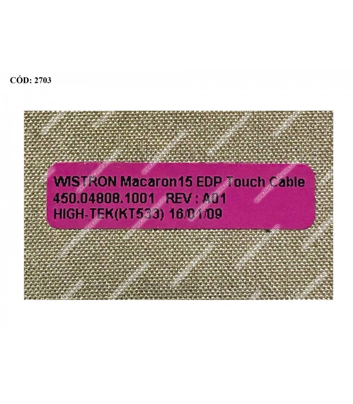 FLEX LCD HP ENVY X360 15-W 15T-W M6-W PAV NOTEBOOK 15-BK PAV.X360 15T-BK SERIES 30PIN TS 808240-001 ORIG.