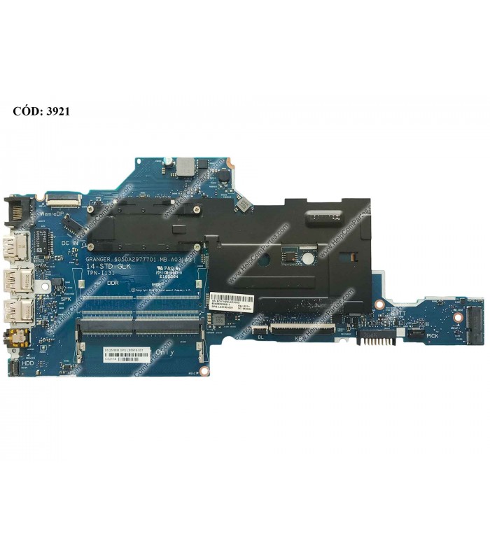 MBO HP INTEL UMA CELN4020 1.10GHz NO WIN/ 240 G7 240 G8 14-CF 14S-CF 14-CK L85918-001 ORIG. (DS)