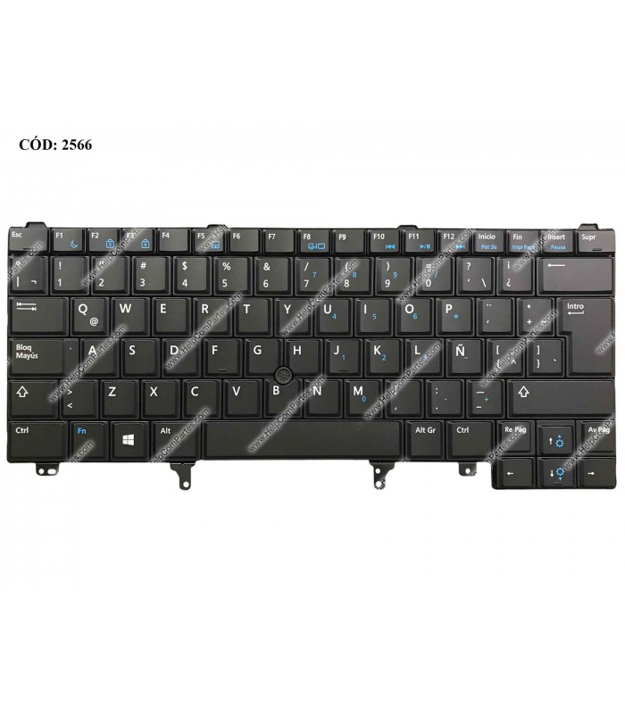 TECLADO DELL LATITUDE E6440 E6420 E5420 E6220 E6320 E6430 SERIES (POINT STICK) WIN8 BK LA ORIG.