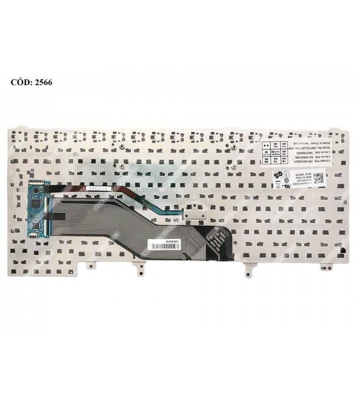 TECLADO DELL LATITUDE E6440 E6420 E5420 E6220 E6320 E6430 SERIES (POINT STICK) WIN8 BK LA ORIG.