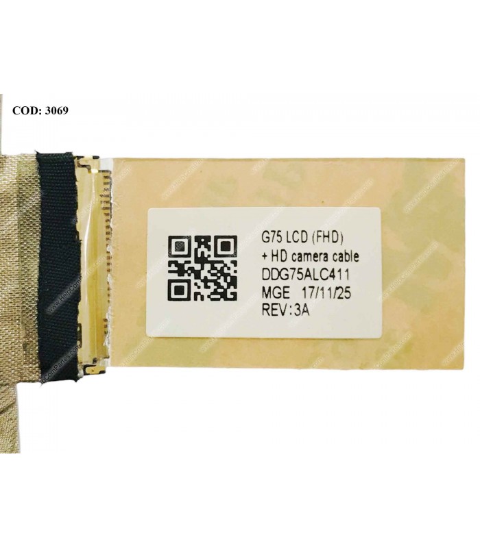 FLEX LCD HP PAVILION 15-CB 15-CB074TX TPN-Q193 FHD HD 30PIN TOUCH G75 DDG75ALC411 ORIG.