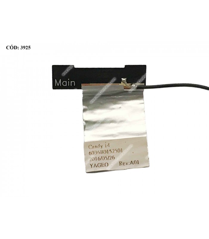 ANTENA WIFI INTERNA +CABLE/ M.2 14-AF 14G-AD 14-AC 14-AM 240 245 246 G4 SERIES 6036B0152501 813485-001 ORIG. (DS)