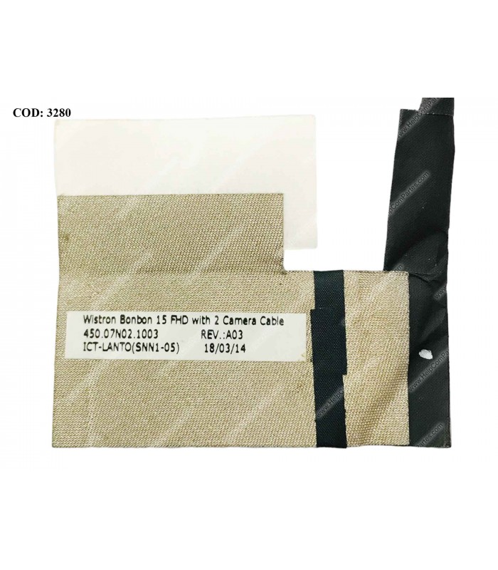 FLEX LCD HP ENVY X360 15-AR 15-AQ 15-AR052SA 15T-AQ 15Z-AR SERIES 30PIN TS 856805-001 450.07N02.1003 ORIG.