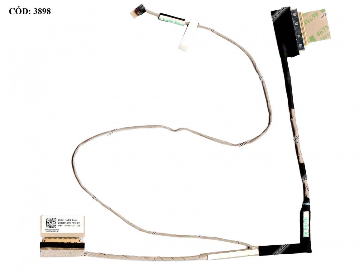 CARGADOR DELL 19.5V---3.34A 65W 4.5*3.0 100-240V~ PIN CENTRAL 3PRONG