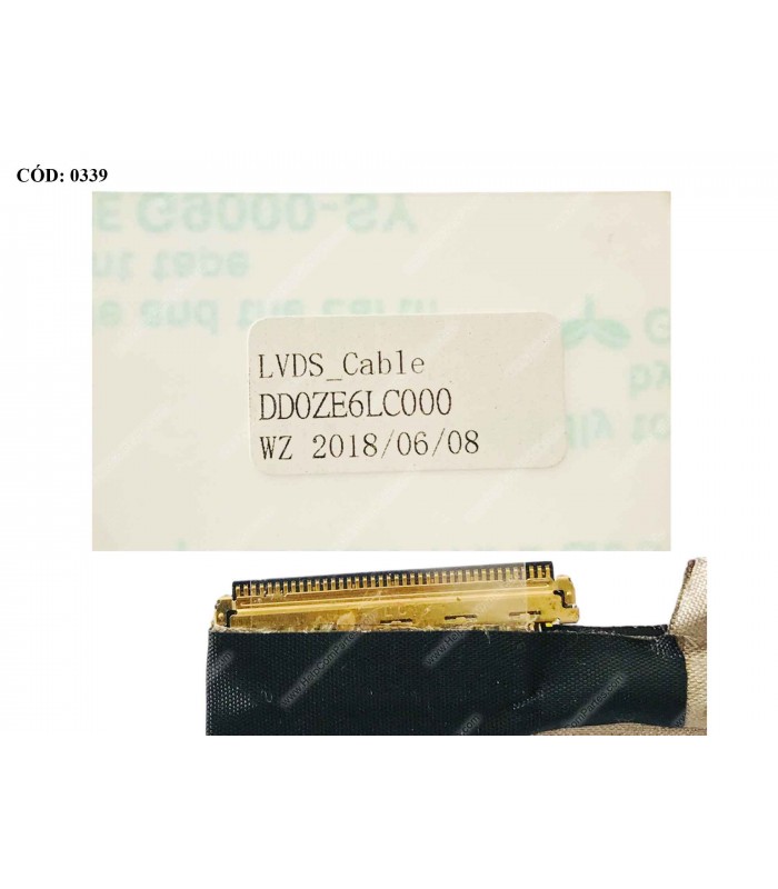 FLEX LCD ACER Aspire One D257 D270 ZE6 One Happy 2 Gateway LT28 LT40 SERIES 40PIN ORIG.