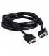 CABLE VGA A VGA ANERA VIDEO 5M 15PIN M/M NEGRO PC.