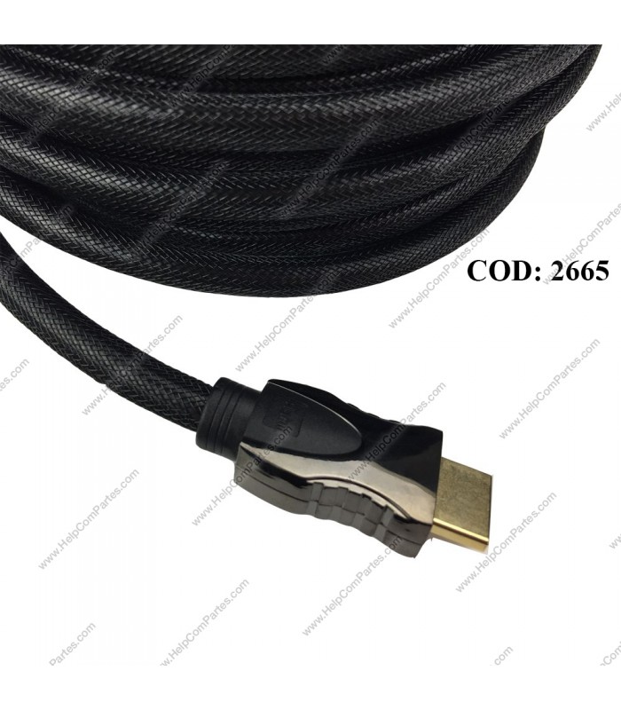 CABLE HDMI 2M MACHO A HDMI MACHO BLINDADO NEGRO
