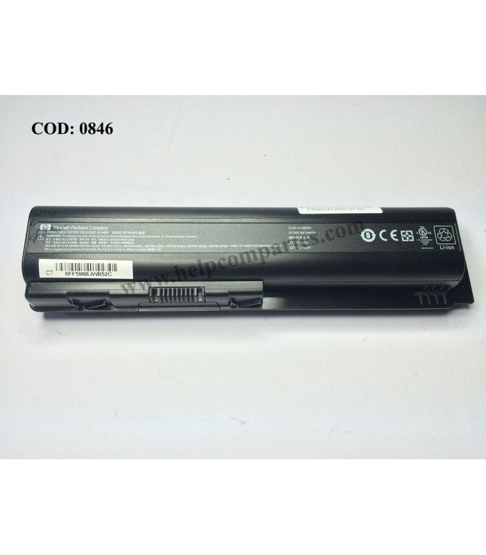BATERIA HP 10.8V---95WH 12C /PAV DV4-1000 DV5-1000 DV6-1000 HDX16 G50 G60 G61 G70 COMPAQ CQ40-CQ71 CQ50-CQ100 SERIES ORIG.