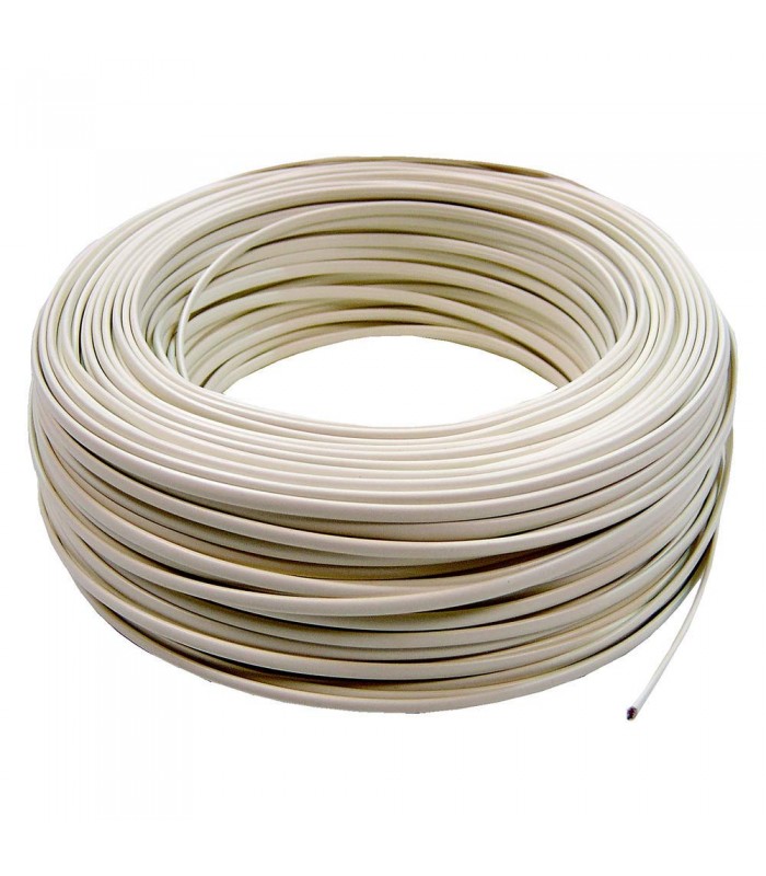CABLE DE TELEFONO PLANO 4HILOS CRE/NE