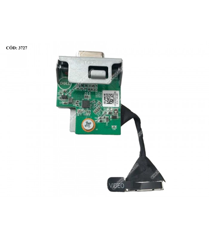 ADAPTADOR DELL VGA VIDEO PORT FOR SFF OPTIPLEX 3000 3060 3070 3080 3090 5060 5070 7060 7070 SERIES 0GW0RH 0N8RCT ORIG.