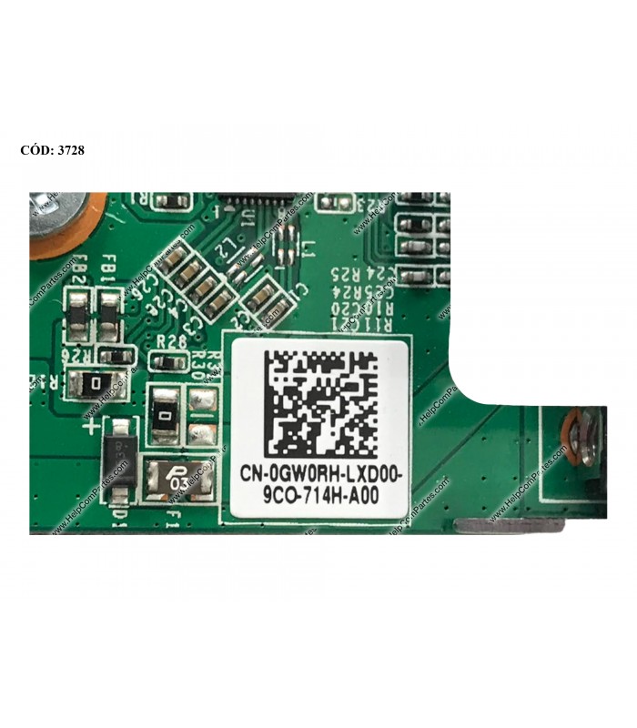 ADAPTADOR DELL VGA VIDEO PORT FOR SFF OPTIPLEX 3000 3060 3070 3080 3090 5060 5070 7060 7070 SERIES 0GW0RH 0N8RCT ORIG.