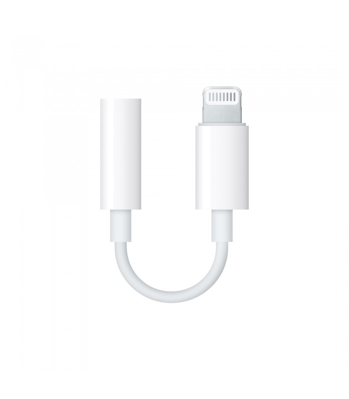 ADAPTADOR APPLE LIGHTNING /M A JACK 3.5mm AURICULARES/ MMX62AM/A ORIG.