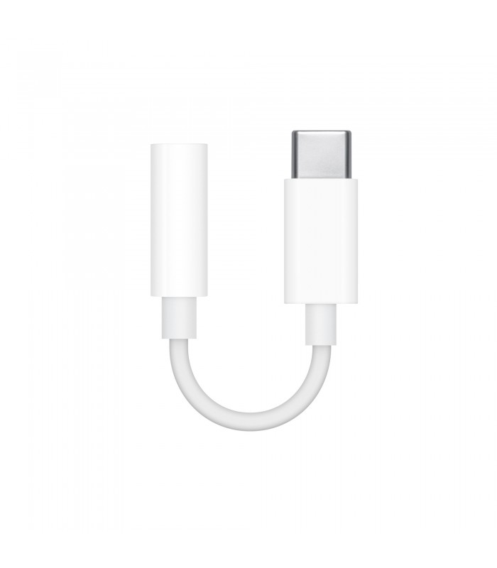 ADAPTADOR APPLE USB-C /M A JACK 3.5mm AURICULARES / 24PIN / MU7E2AM/A ORIG.