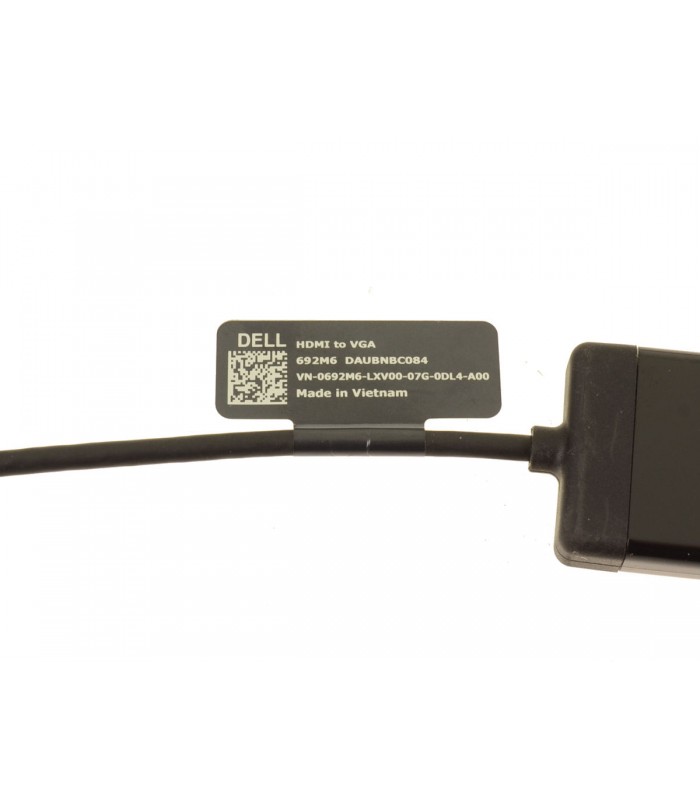 ADAPTADOR DELL HDMI A VGA HEMBRA / 720p Y 1080p PC 60Hz 5Gbps 0692M6 ORIG.