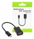 CABLE MICRO USB MACHO A HEMBRA USB DATOS OTG S-K07 TABLET/IPOD/IPHONE