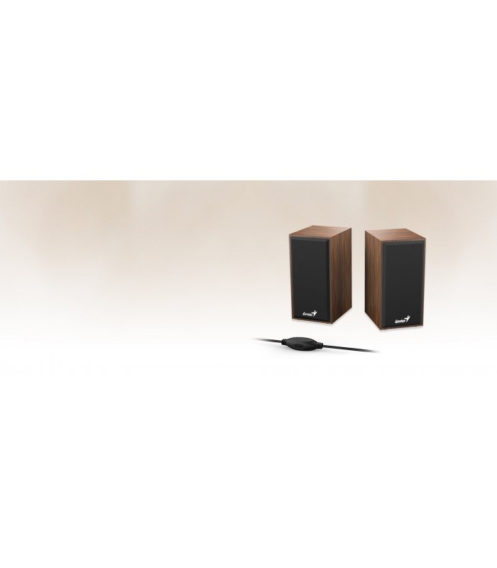 PARLANTES GENIUS SP-HF180 NEGRO 6W CTRL VOL.CONECTOR USB Y 3.5mm X1