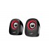 PARLANTES GENIUS SP-Q160 ROJO 6W CTRL VOL.CONECTOR USB Y 3.5mm X1