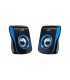 PARLANTES GENIUS SP-Q180 AZUL 6W CTRL VOL.CONECTOR USB Y 3.5mm X1