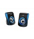 PARLANTES GENIUS SP-Q180 AZUL 6W CTRL VOL.CONECTOR USB Y 3.5mm X1