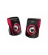PARLANTES GENIUS SP-Q180 ROJO 6W CTRL VOL.CONECTOR USB Y 3.5mm X1