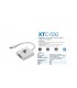 ADAPTADOR XTECH XTC-550 USB-C A VGA  HEMBRA/ 720p y 1080p A 60Hz 20CM PC WH