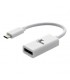 ADAPTADOR XTECH XTC-555 USB-C A DP DISPLAYPORT 4K A 60Hz 10CM  WH