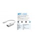 ADAPTADOR XTECH XTC-555 USB-C A DP DISPLAYPORT 4K A 60Hz 10CM  WH