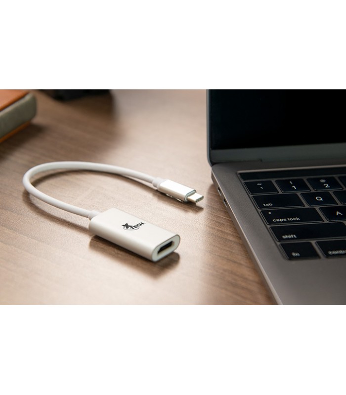 ADAPTADOR XTECH XTC-540 USB-C A HDMI 4K A 30Hz 5Gbps 25CM WH