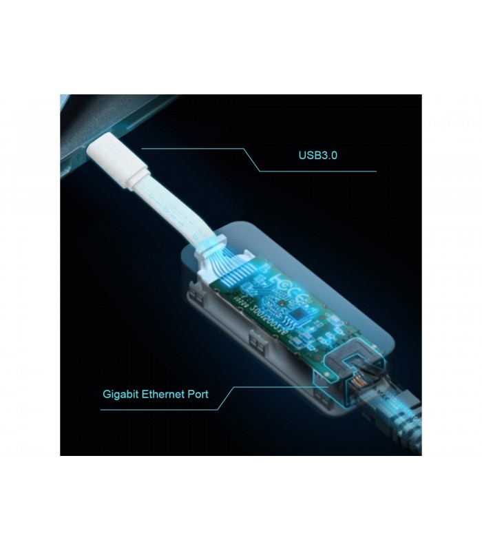 ADAPTADOR RED TP-LINK UE300C USB-C A RJ45 GIGABIT X1 HEMBRA WH