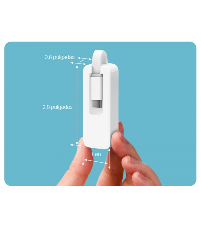 ADAPTADOR RED TP-LINK UE300C USB-C A RJ45 GIGABIT X1 HEMBRA WH