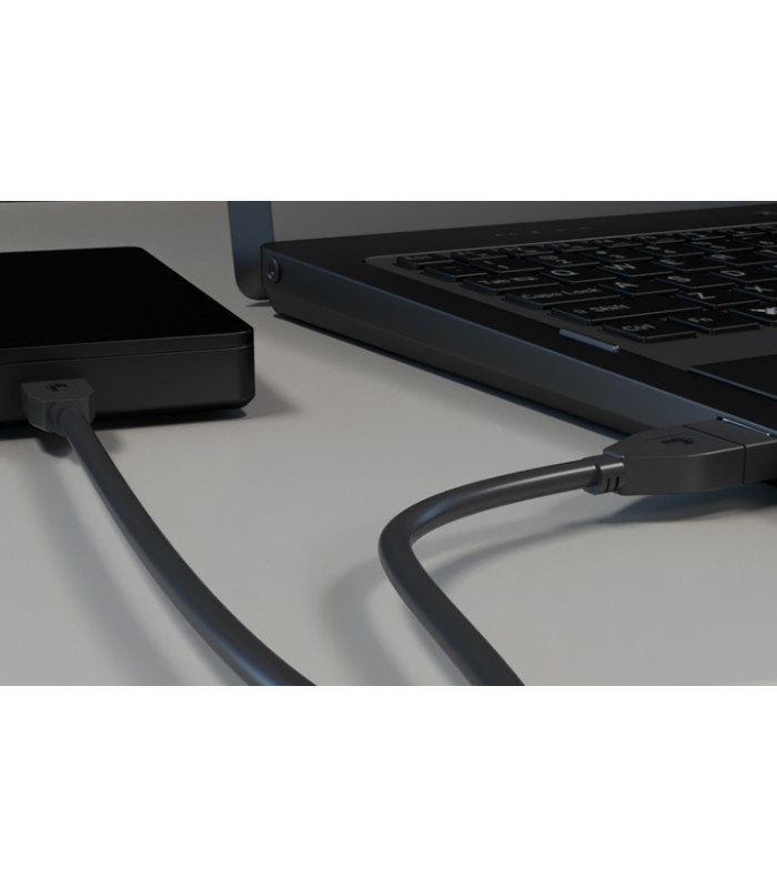 CABLE USB XTECH USB 3.0 MACHO A MICRO USB B 3.0 MACHO 5Gbps 90cm XTC-365 BK