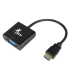 ADAPTADOR XTECH HDMI A VGA  HEMBRA/ 720p Y 1080p PC XTC-363