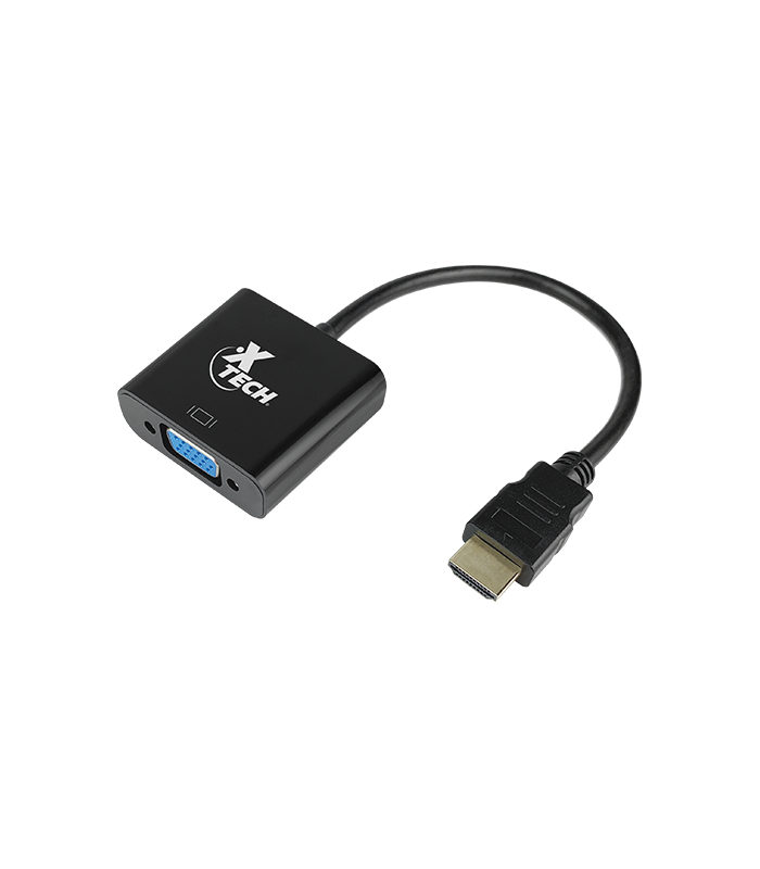 ADAPTADOR XTECH HDMI A VGA  HEMBRA/ 720p Y 1080p PC XTC-363