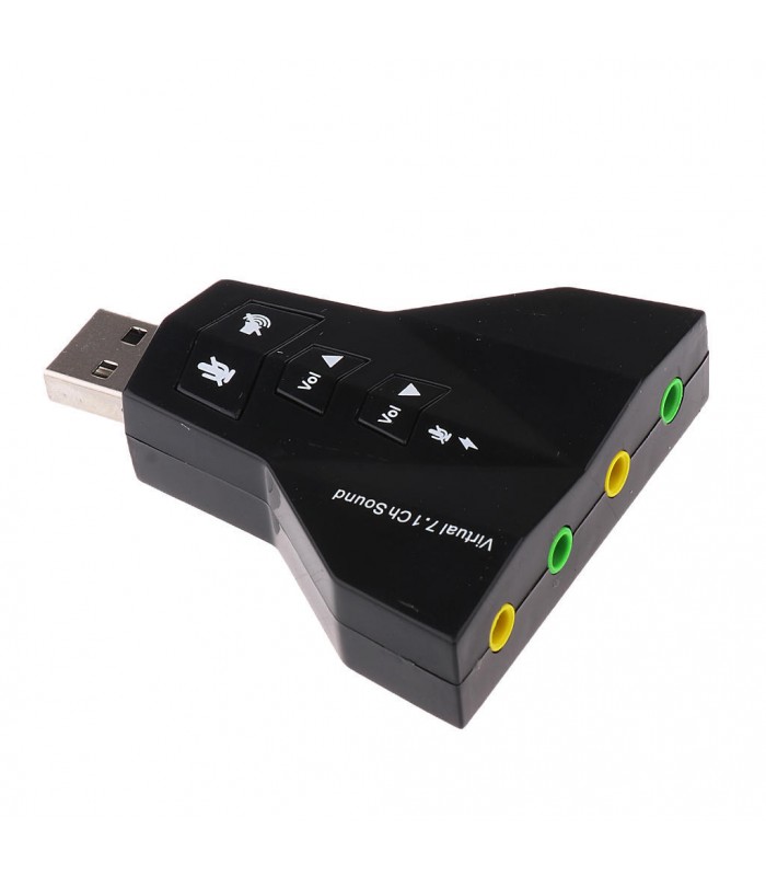 TARJETA DE SONIDO EXTERNA  7.1./USB DOBLE GEN