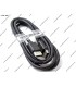 CABLE DELL DISPLAY PORT DP/DP  V1.2 4K MALE/MALE 1.8M 5K1FN12501 BLACK-Hotron