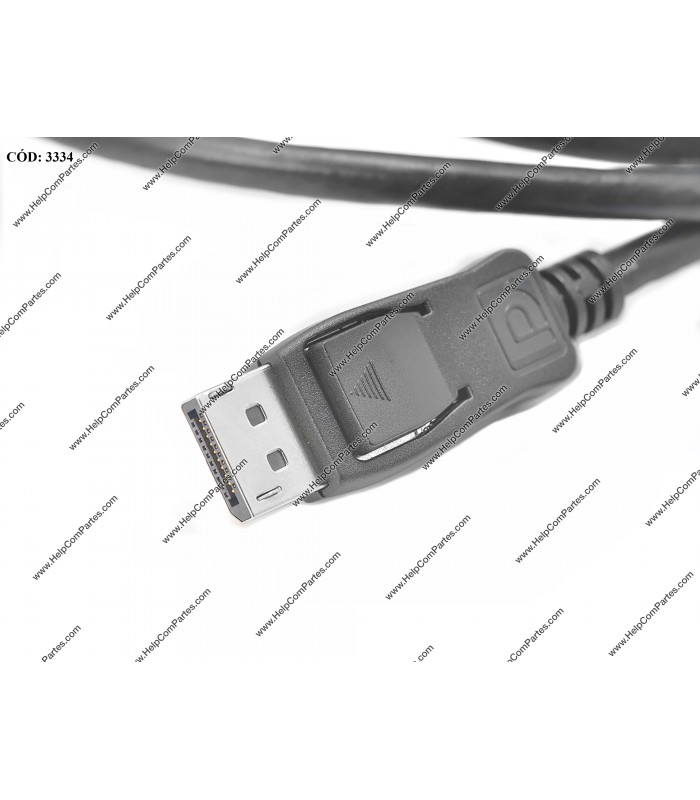 CABLE HP DISPLAY PORT DP/DP  V1.2 4K 1.8M MALE/MALE 917463-001 BLACK-Hotron ORIG.