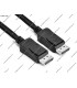 CABLE HP DISPLAY PORT DP/DP 2.3FT/ 0.70M MALE/MALE 835388-001 BLACK-Hotron ORIG.