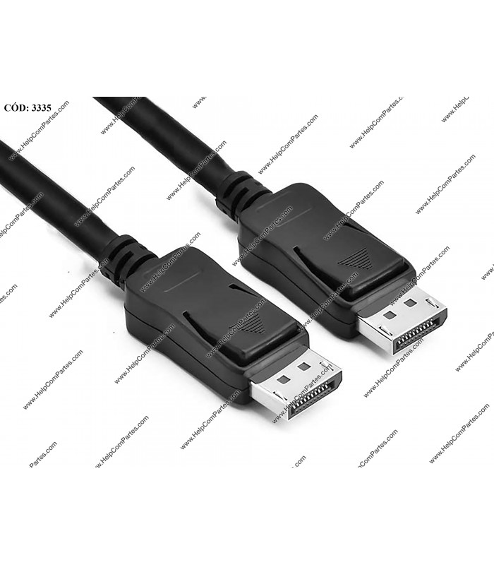 CABLE HP DISPLAY PORT DP/DP 2.3FT/ 0.70M MALE/MALE 835388-001 BLACK-Hotron ORIG.