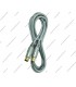 CABLE S-VIDEO (4-PIN) MACHO A S-VIDEO (4-PIN) MACHO 1.5M M/M PLATEADO