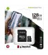 MICRO SD KINGSTON CANVAS SELECT PLUS 128GB  SDXC / R/100MB/S A1 + ADAPTADOR/ SDCS2/128GB