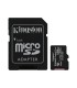 MICRO SD KINGSTON CANVAS SELECT PLUS 128GB  SDXC / R/100MB/S A1 + ADAPTADOR/ SDCS2/128GB
